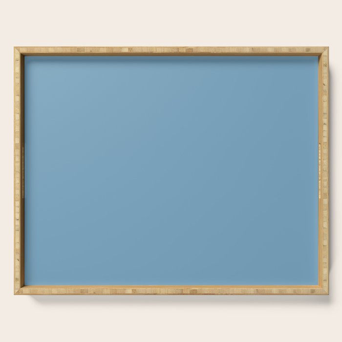 Autumn Seaside Blue Serving Tray Gallery Image 1
