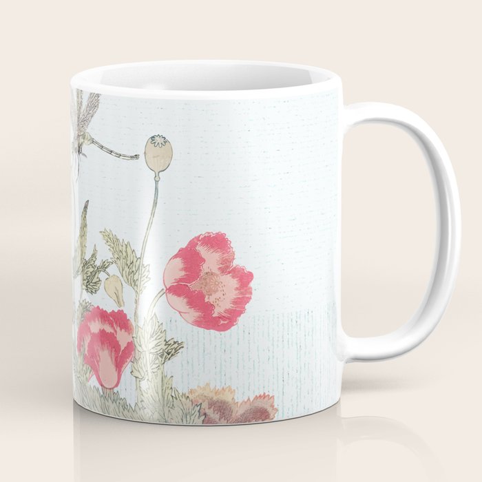 Butterflies, Dragonfly and  flowers Coffee Mug Gallery Image 1
