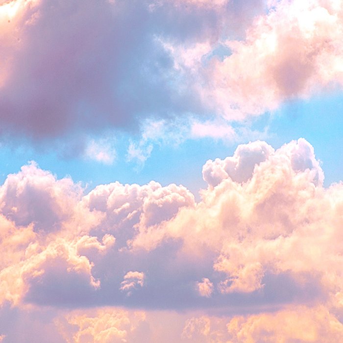 Beautiful Pink Cotton Candy Clouds Against Baby Blue Sky Fairytale Magical Sky Coffee Mug Gallery Image 2