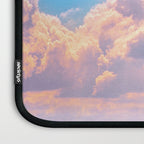 Beautiful Pink Cotton Candy Clouds Against Baby Blue Sky Fairytale Magical Sky Laptop Sleeve Gallery Image 3