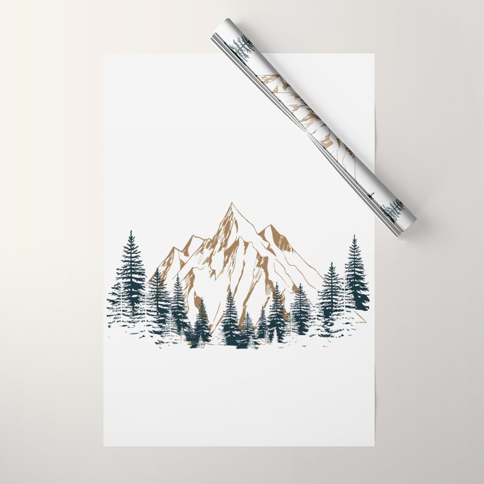 mountain 4 Wrapping Paper Gallery Image 1