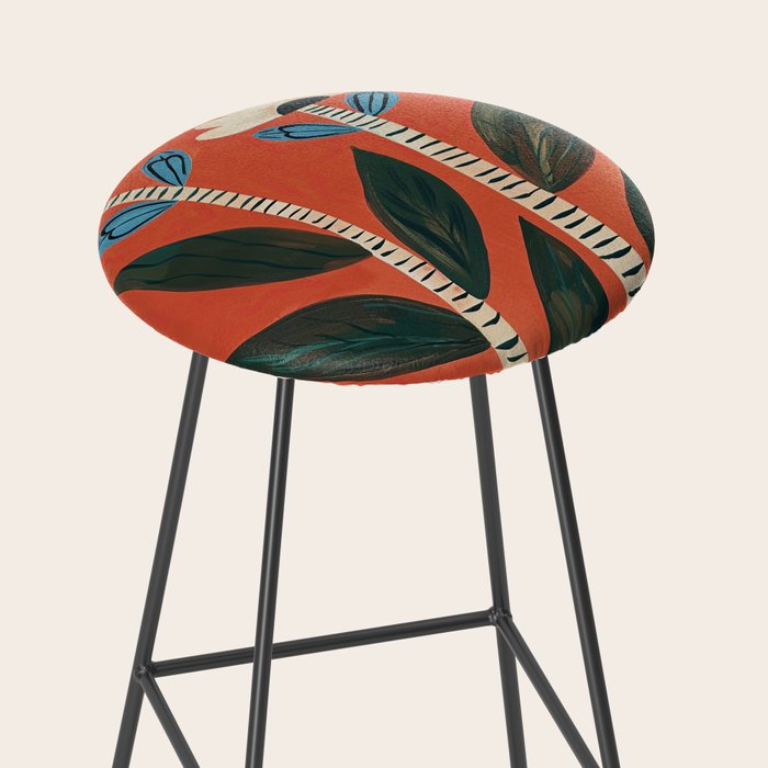 Folk Garden Daisy Pair Stool Gallery Image 2