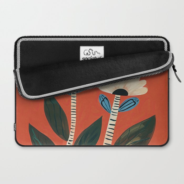 Folk Garden Daisy Pair Laptop Sleeve Gallery Image 2