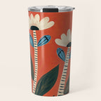 Folk Garden Daisy Pair Travel Mug Gallery Image 1