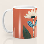 Folk Garden Daisy Pair Coffee Mug Gallery Image 3