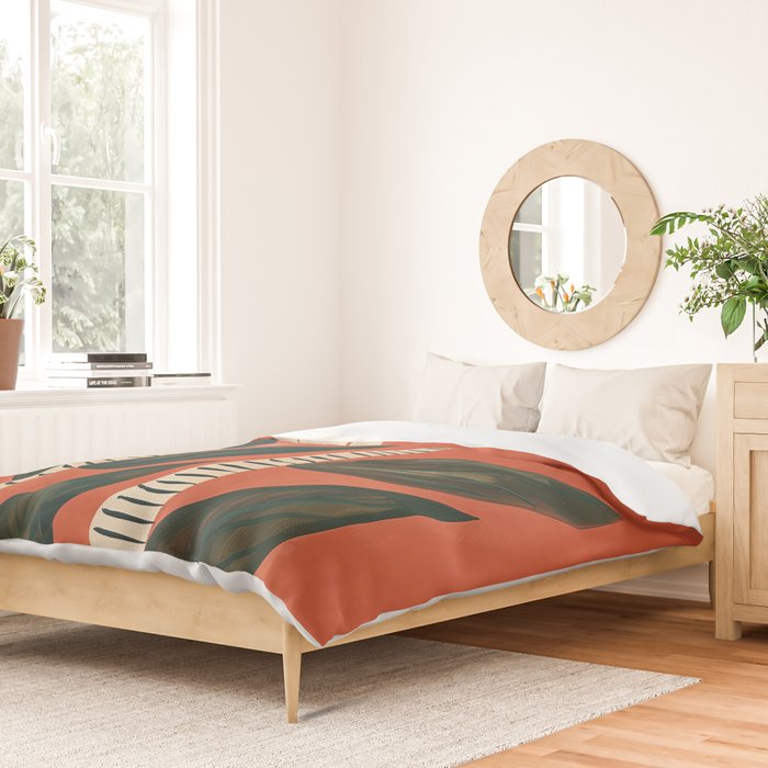 Folk Garden Daisy Pair Duvet Cover Gallery Image 2