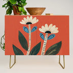 Folk Garden Daisy Pair Credenza Gallery Image 1
