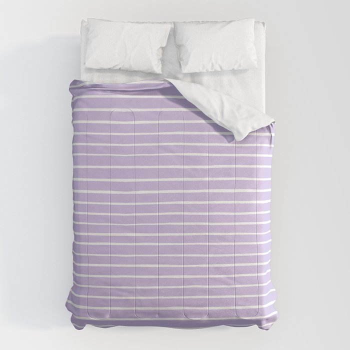 Stripes Lavender Comforter