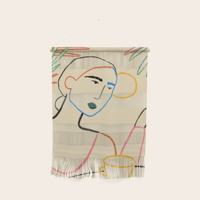 COFFEE IN THE GARDEN Wall Hanging Gallery Image 1