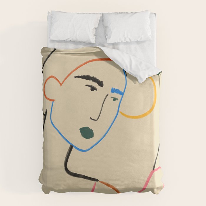COFFEE IN THE GARDEN Duvet Cover Gallery Image 6