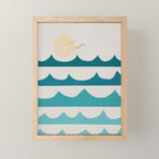 Abstract Waves Mini Art Print Gallery Image 1