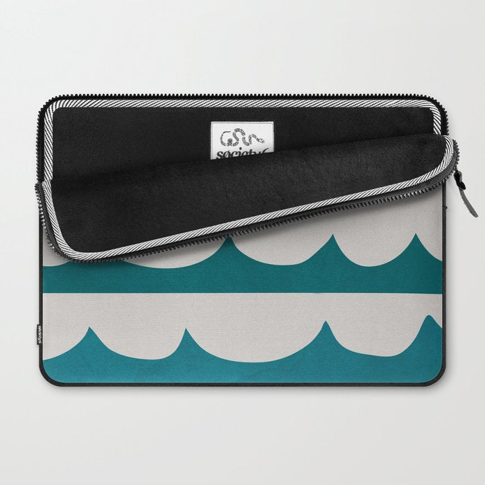 Abstract Waves Laptop Sleeve Gallery Image 2