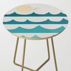 Abstract Waves Side Table Gallery Image 2