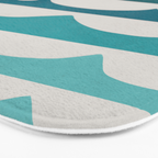Abstract Waves Bath Mat Gallery Image 3