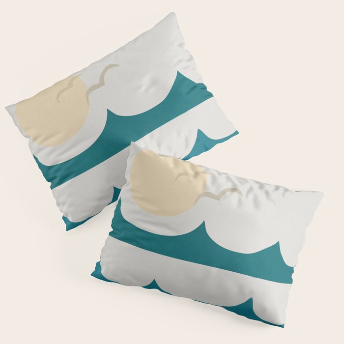 Abstract Waves Pillow Sham Gallery Image 3