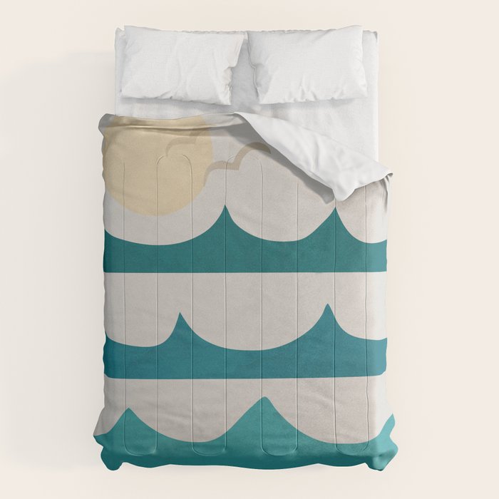 Abstract Waves Comforter Gallery Image 6