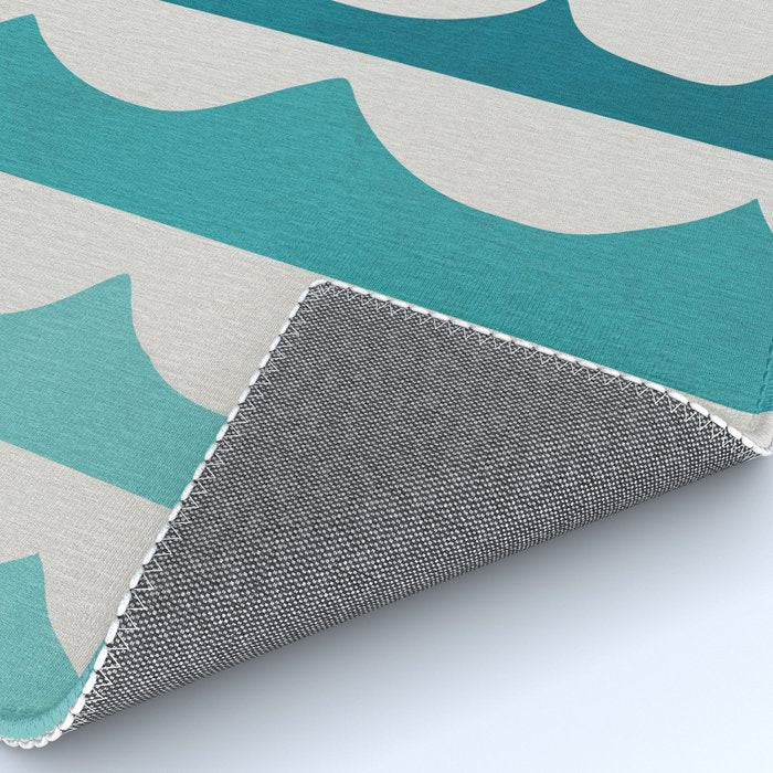 Abstract Waves Rug Gallery Image 4