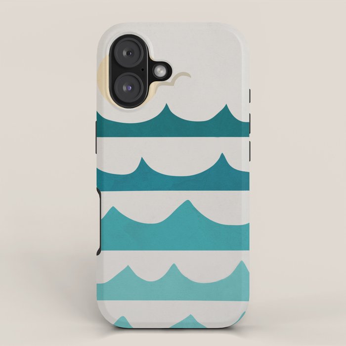 Abstract Waves iPhone Case Gallery Image 1