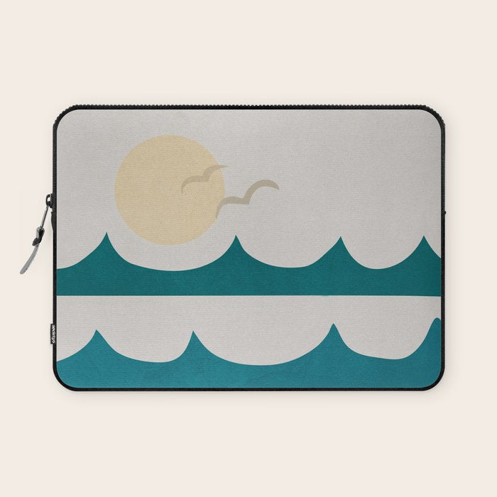 Abstract Waves Laptop Sleeve Gallery Image 1