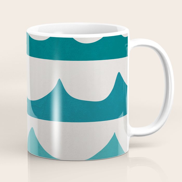 Abstract Waves Coffee Mug Gallery Image 1