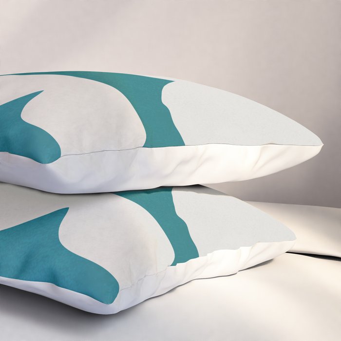 Abstract Waves Pillow Sham Gallery Image 3