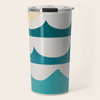 Abstract Waves Travel Mug Gallery Image 1