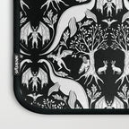 Black & White Cryptid Damask Laptop Sleeve Gallery Image 3