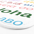 Hello In Different Languages Bath Mat Gallery Image 3