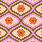 70s Disco Daisy Flower Pattern Coffee Mug Gallery Image 2