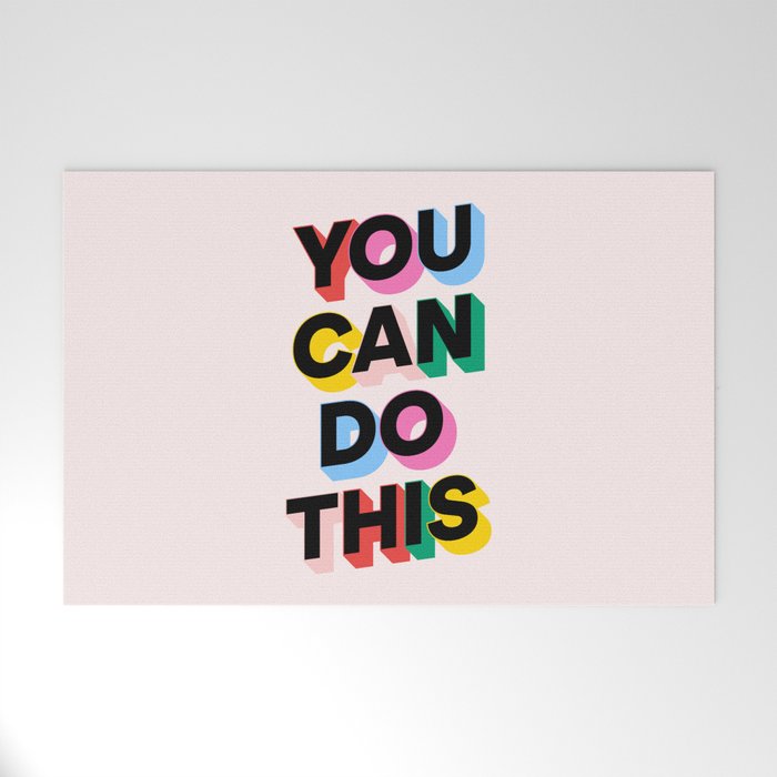 You Can Do This Welcome Mat Gallery Image 1