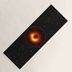 BLACK HOLE - First-Ever Image of a Black Hole Yoga Mat Gallery Image 1