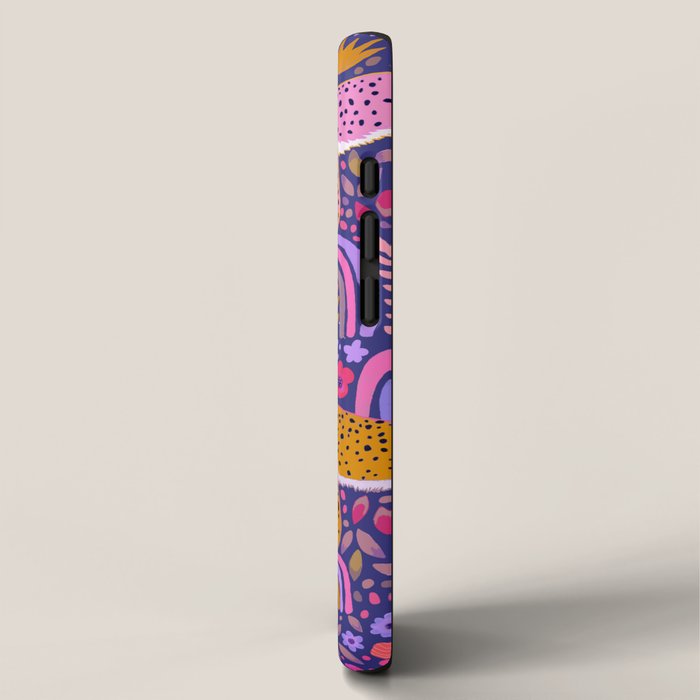 Cheetah in a Rainbow Garden iPhone Case Gallery Image 2