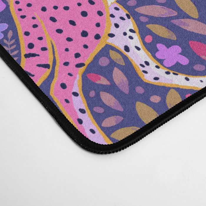 Cheetah in a Rainbow Garden Desk Mat Gallery Image 4