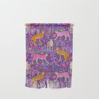 Cheetah in a Rainbow Garden Wall Hanging Gallery Image 1