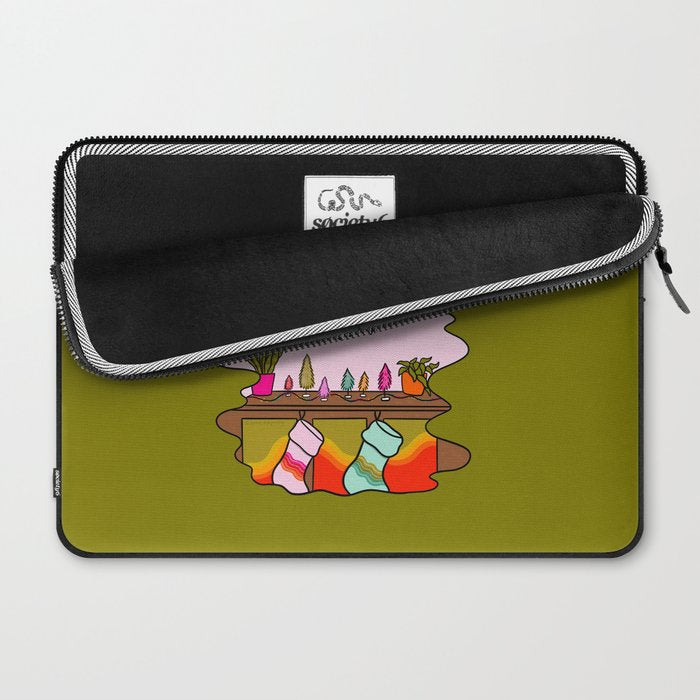 Home Is Where the Christmas Tree Is Laptop Sleeve Gallery Image 2