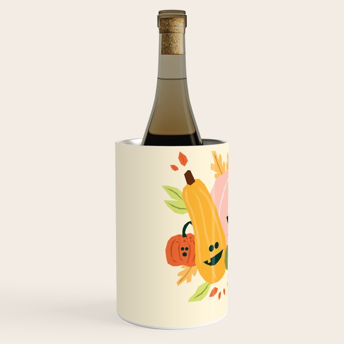 Cute scary pumpkins Wine Chiller Gallery Image 2