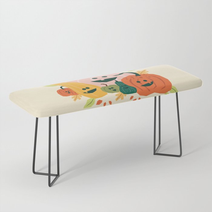 Cute scary pumpkins Bench Gallery Image 1