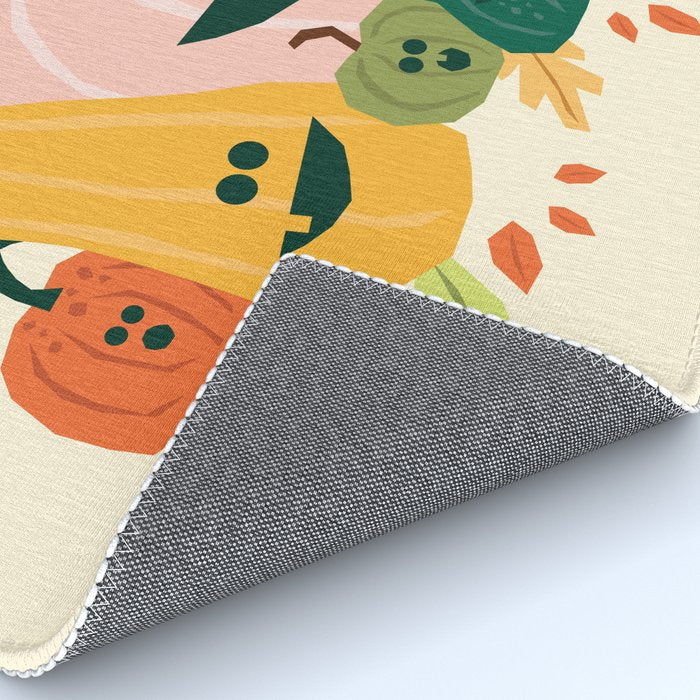 Cute scary pumpkins Rug Gallery Image 4