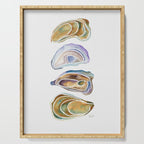 Watercolor Oysters Serving Tray Gallery Image 1