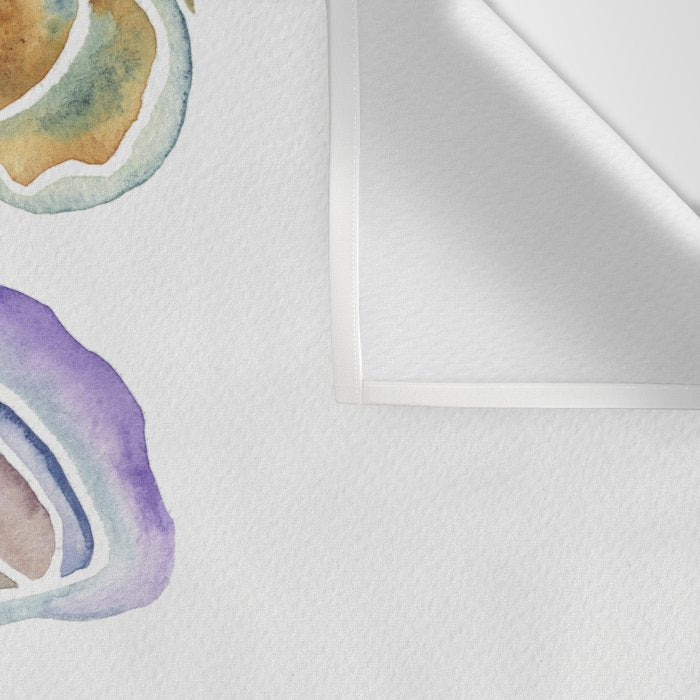 Watercolor Oysters Wall Tapestry Gallery Image 3