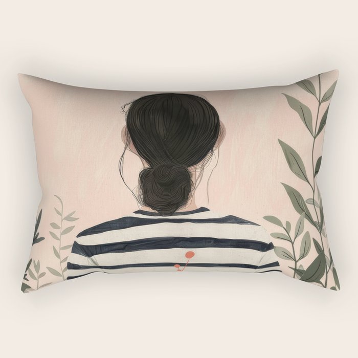 Among the Leaves Rectangular Pillow Gallery Image 2