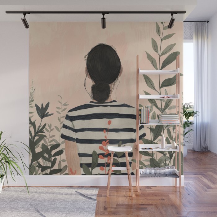Among the Leaves Wall Mural Gallery Image 1