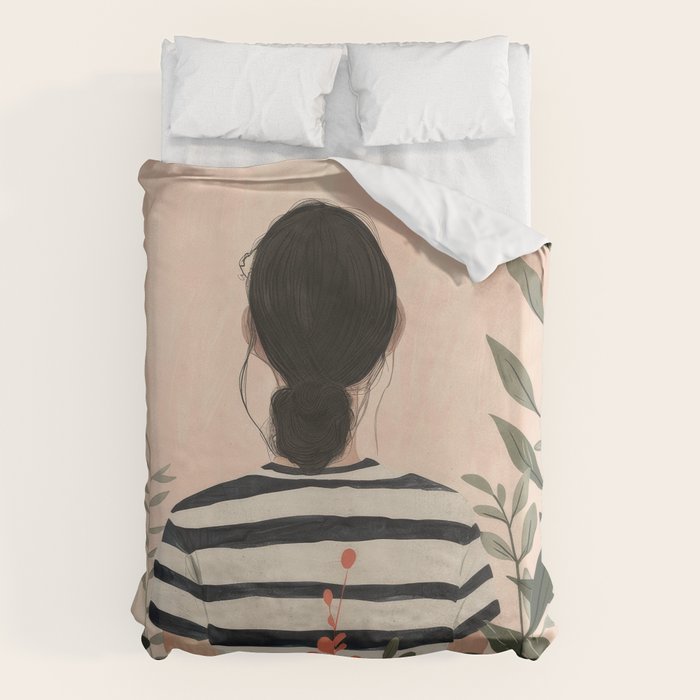 Among the Leaves Duvet Cover Gallery Image 1