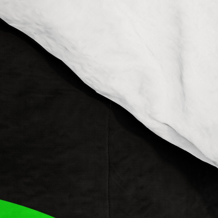 Black and Green Alien Head Shape Comforter Gallery Image 4