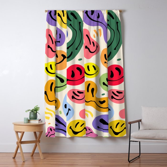 Melted Happiness Colores Window Curtain Gallery Image 5