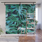 Monstera leaves Wall Mural Gallery Image 1