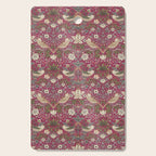 William Morris Strawberry Thief Plum Wine Cutting Board Gallery Image 1