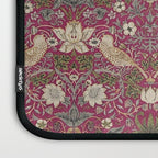 William Morris Strawberry Thief Plum Wine Laptop Sleeve Gallery Image 3