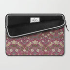 William Morris Strawberry Thief Plum Wine Laptop Sleeve Gallery Image 2