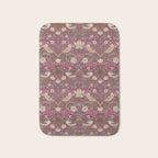 William Morris Strawberry Thief Plum Wine Bath Mat Gallery Image 1
